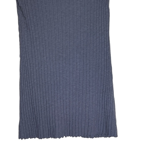 Free People Ribbed Size XS Gray Mini Dress - Picture 3 of 9